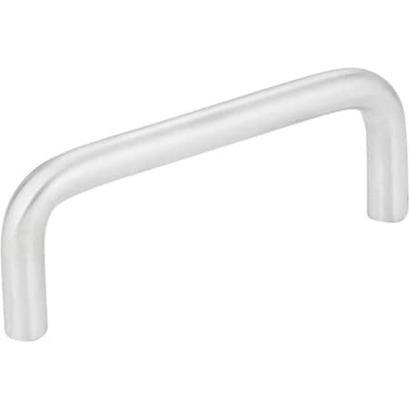 Elements 3" Center-to-Center Brushed Chrome Torino Cabinet Wire Pull S271-3BC